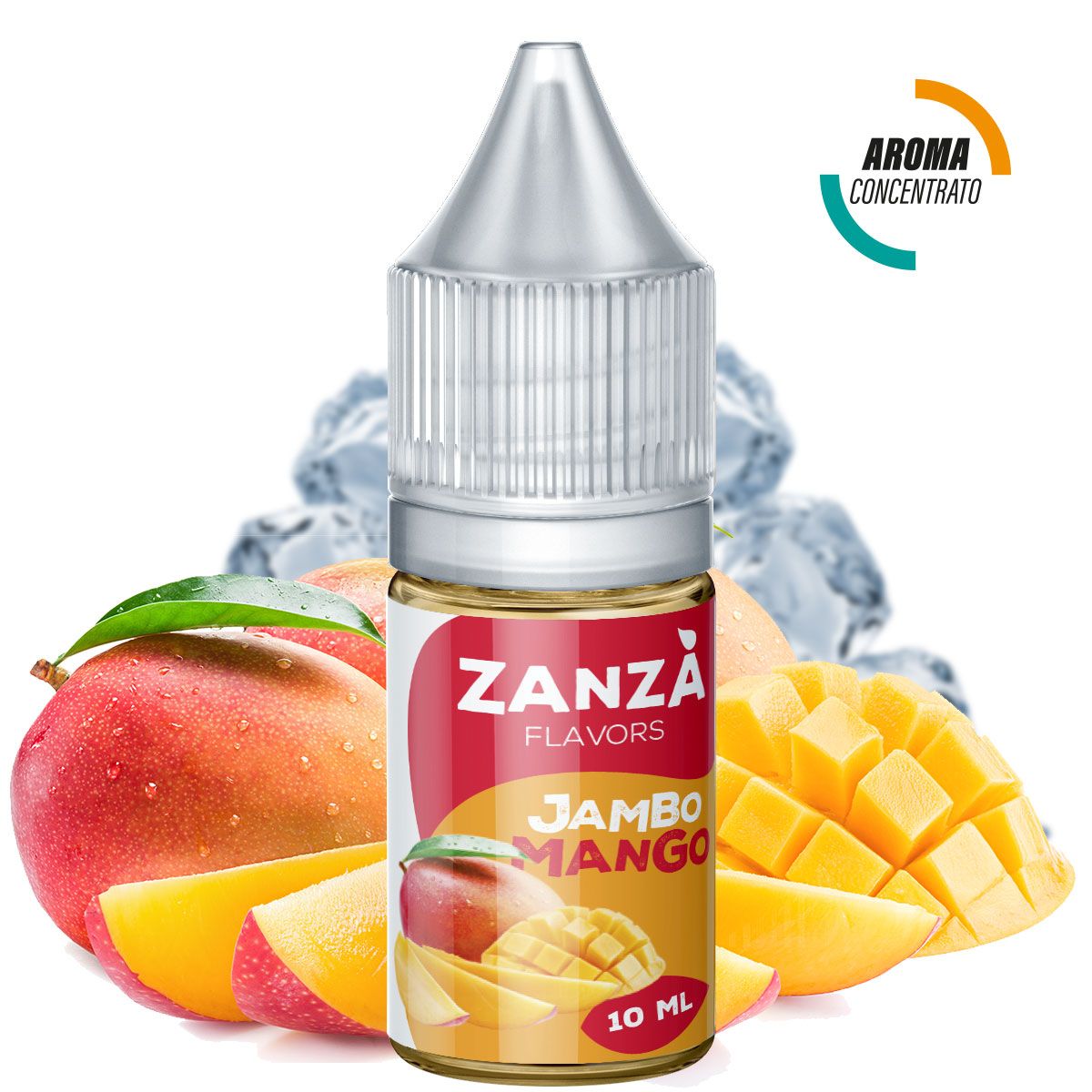 jambo mango Aroma Concentrato Jambo Mango Zanzà 10 ml - immagine 1